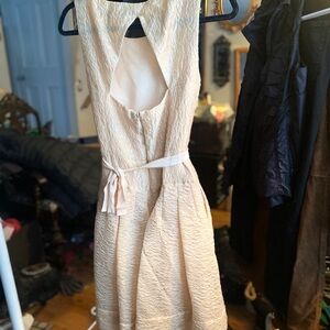 BCBGMaxAzria Shimmering Gold Fabric